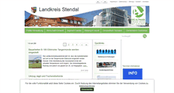 Desktop Screenshot of landkreis-stendal.de