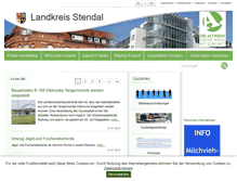 Tablet Screenshot of landkreis-stendal.de